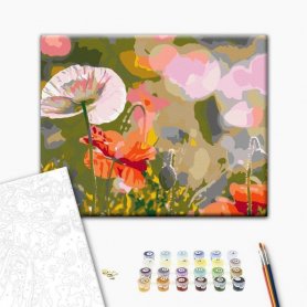 DIY kangas maalaus - Colorful Meadow