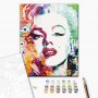 DIY kangas maalaus - Charming Marilyn