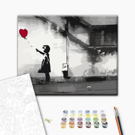 DIY kangas maalaus - Fleeting Love