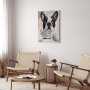 DIY kangas maalaus - French Bulldog