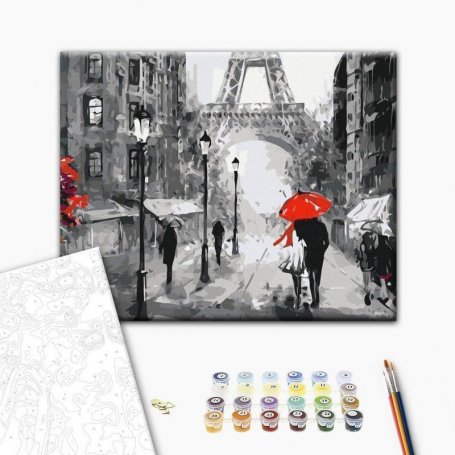 DIY kangas maalaus - From Paris With Love