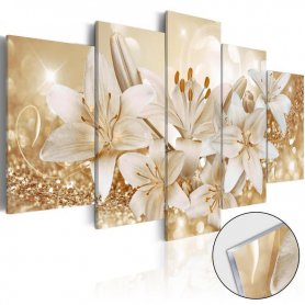 Akryylilasitaulu - Golden Bouquet