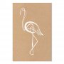 Taulu - White Flamingo (1 Part) Vertical