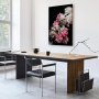 Taulu - Peony Charm (1-part) - Colorful Bouquet on Black Background