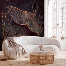 Fototapetti - In a Maze of Leaves - Third Variant