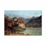 Taulu - Gustave Courbet -Chillon Castle