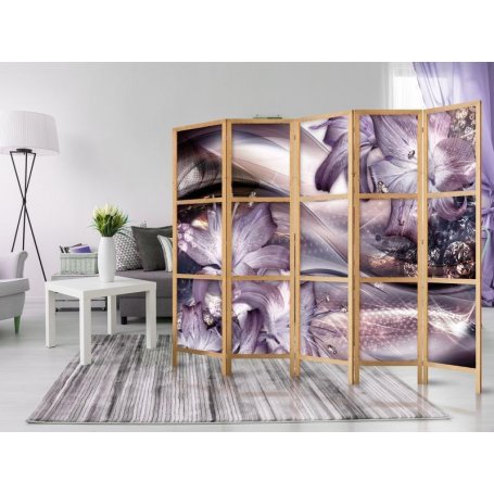 Japanilainen sermi - Lilies on a Wave