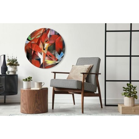 Pyöreä taulu - Franz Marc – The Foxes