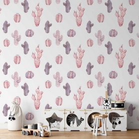 Tapetti - Pink Cacti