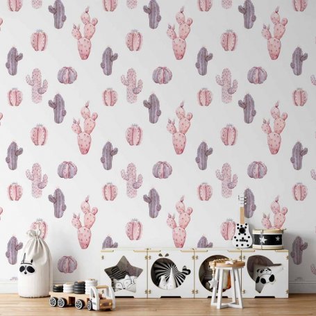 Tapetti - Pink Cacti