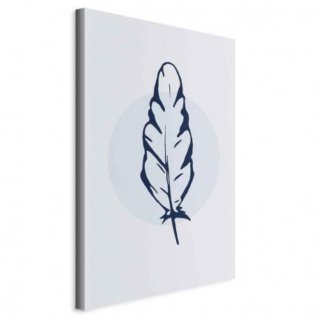 Taulu - Blue Feather (1 Part) Vertical