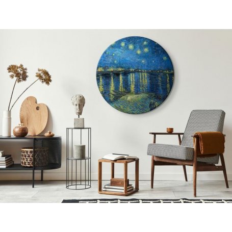 Pyöreä taulu - Vincent Van Gogh – Starry Night Over the Rhone