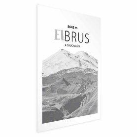 Juliste - Majestic mountain peak Elbrus mountain crown mountain landscape