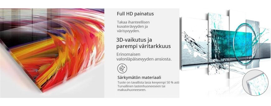 Abstraktit Akryylitaulut