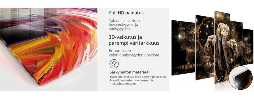 Eläimet Akryylitaulut