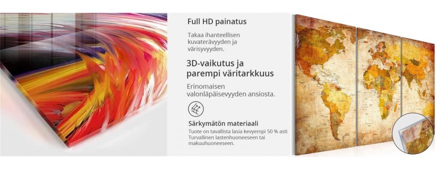 Kartat, Akryylitaulut