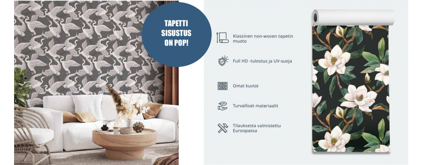 Eläimet sisustustapetit